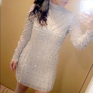 Beaded Mini Dress
